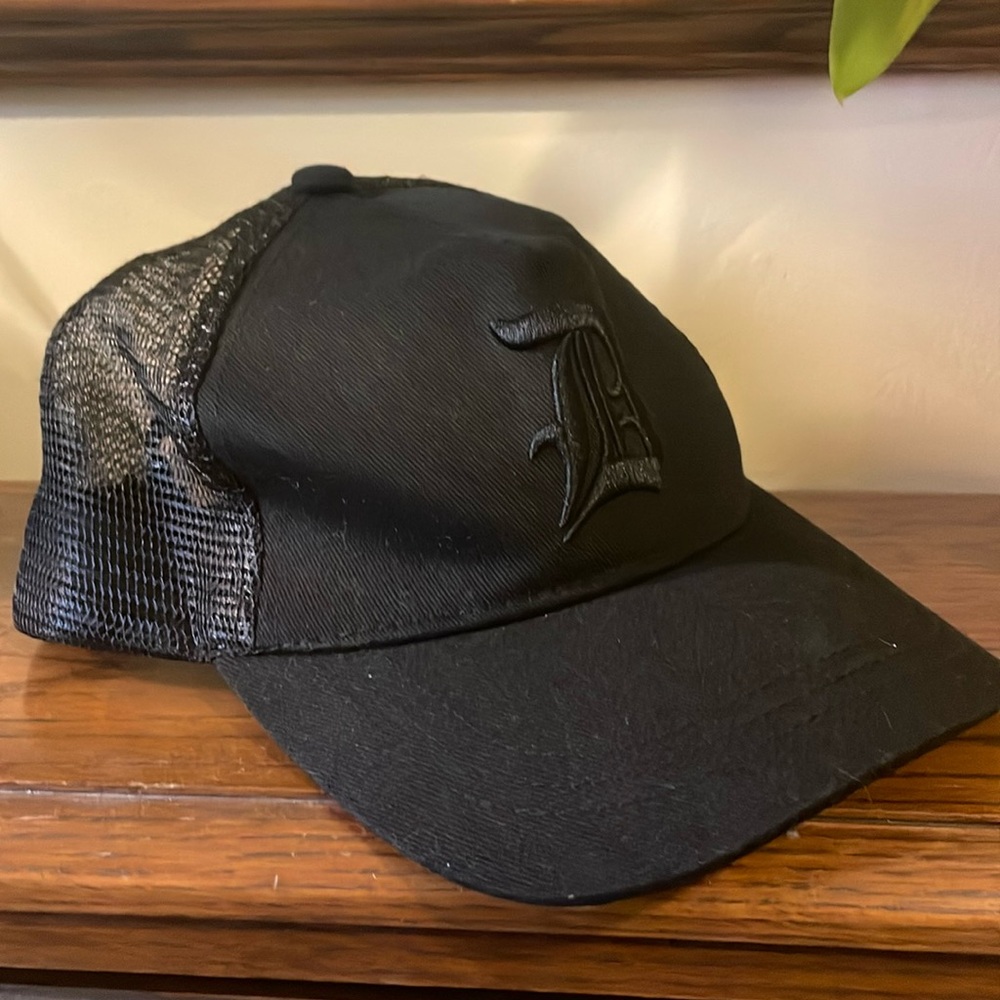 Black Trucker Cap